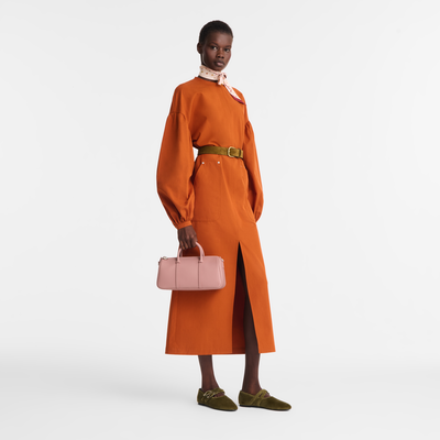 Handtasche M Daylong , Leder - Rosa Tee