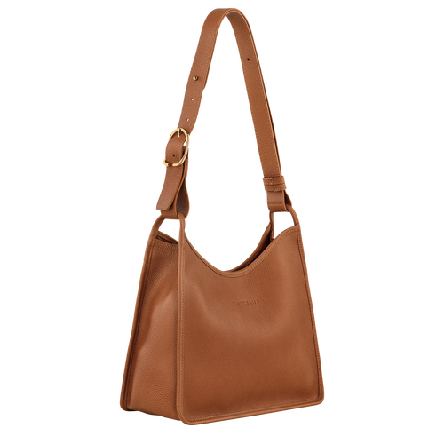 Le Foulonné M Hobo bag , Caramel - Leather - View 3 of  5