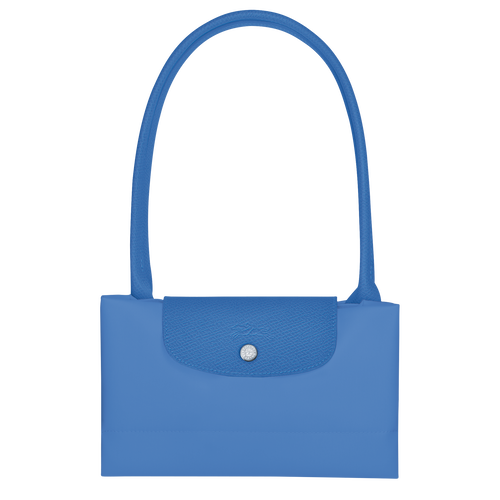 Le Pliage Green L Tote bag , Cornflower - Recycled canvas - View 6 of  6