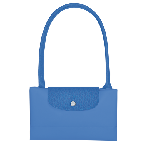 Le Pliage Green L Tote bag , Cornflower - Recycled canvas - View 6 of 6