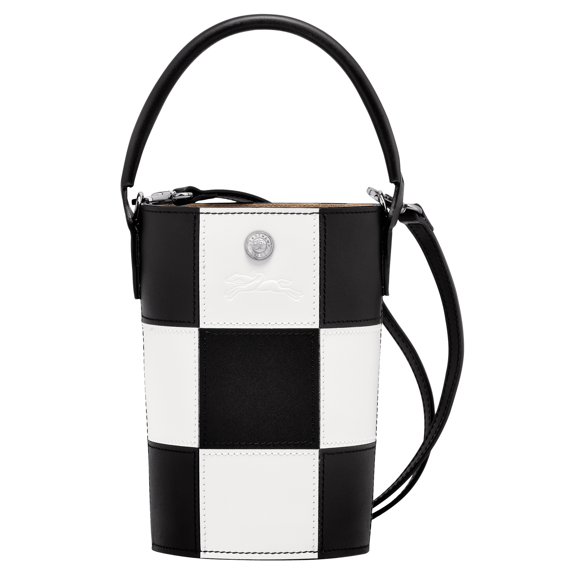 Épure Umhängetasche XS, Schwarz/Weiss