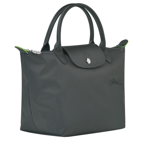 Le Pliage Green S Handbag Graphite - Recycled canvas (L1621919P66)