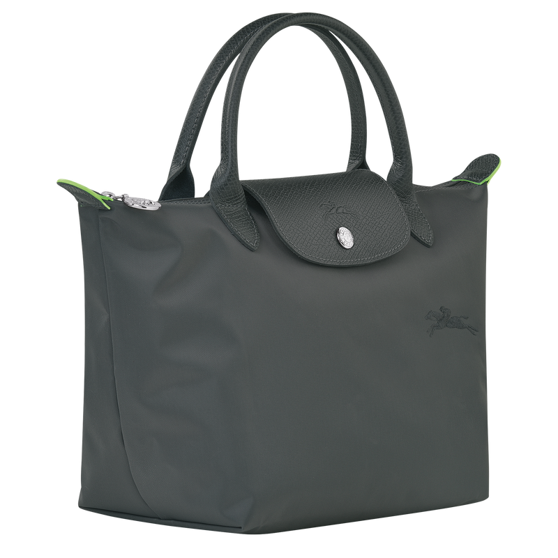 Handtasche S Le Pliage Green , Recyceltes Canvas - Graphitgrau  - Ansicht 3 von 6
