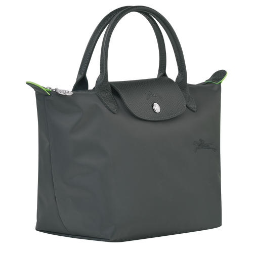 Handtasche S Le Pliage Green , Recyceltes Canvas - Graphitgrau - Ansicht 3 von 5