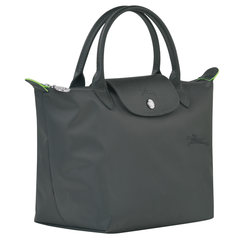 Handtasche S Le Pliage Green , Recyceltes Canvas - Graphitgrau  - Ansicht 3 von 5