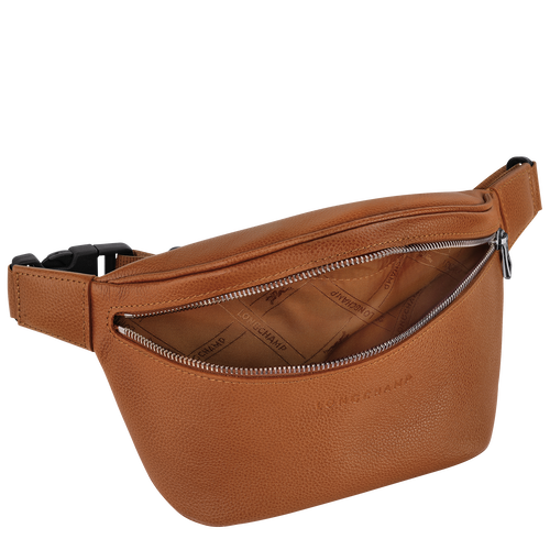 Le Foulonné M Belt bag , Caramel - Leather - View 3 of  4