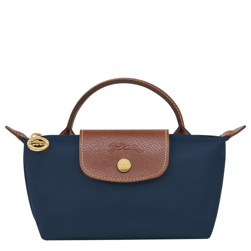 Le Pliage Original Pouch with handle, Navy