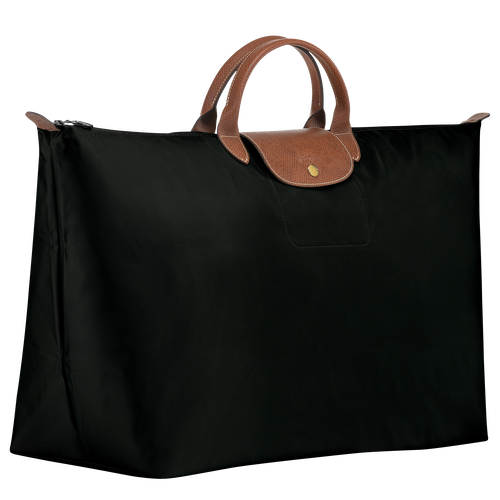 Le Pliage Original M Travel bag , Black - Recycled canvas - View 3 of  5