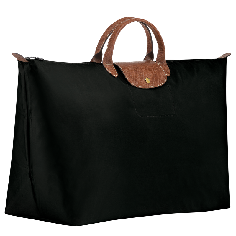 Le Pliage Original M Travel bag , Black - Recycled canvas  - View 3 of  5