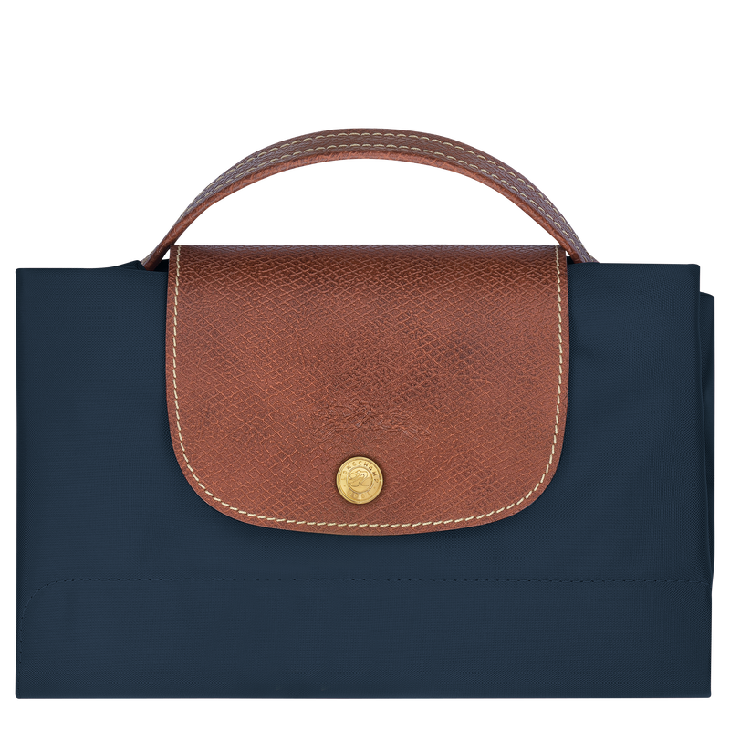 Le Pliage Original S Briefcase , Navy - Recycled canvas  - View 5 of  5