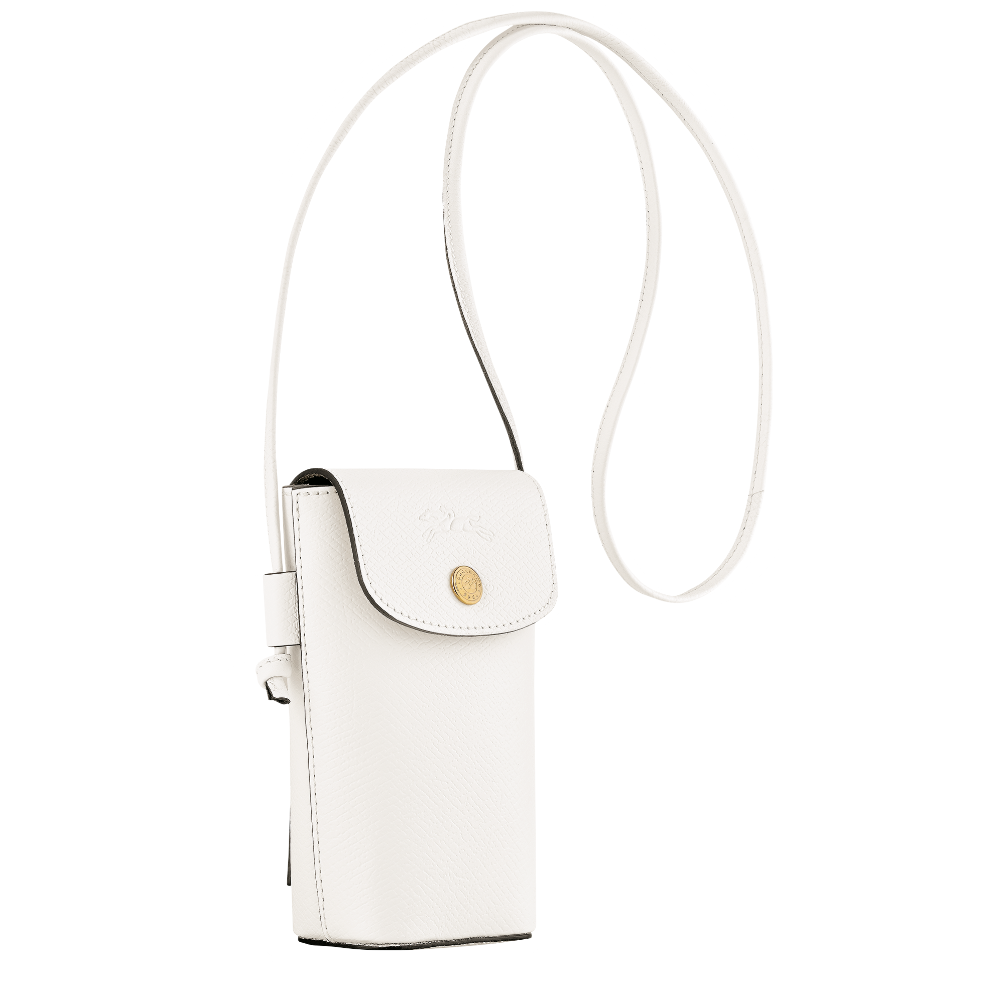 Phone case with leather lace, White - View 3 of
4 - zoom in Épure Phone case with leather lace, White