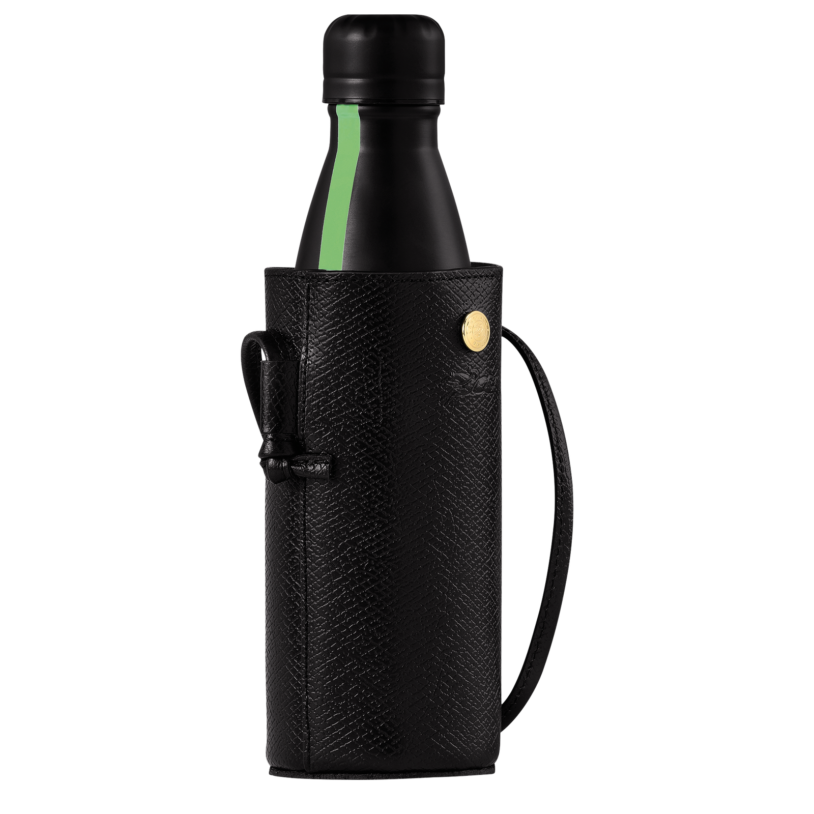 Épure Bottle holder Black - Leather (34186HYZ001)
