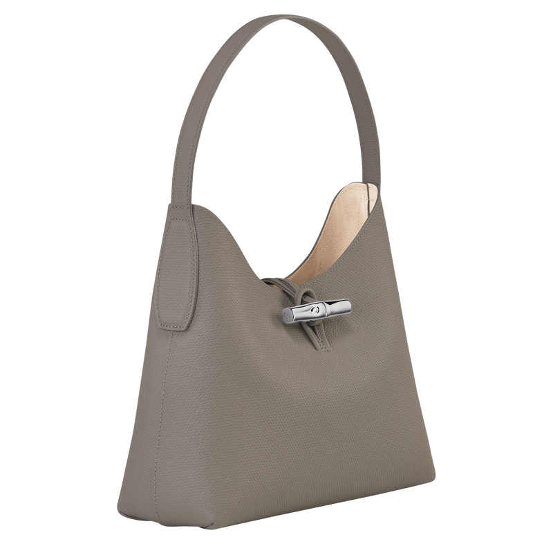 Le Roseau M Hobo bag , Turtledove - Leather  - View 3 of  6