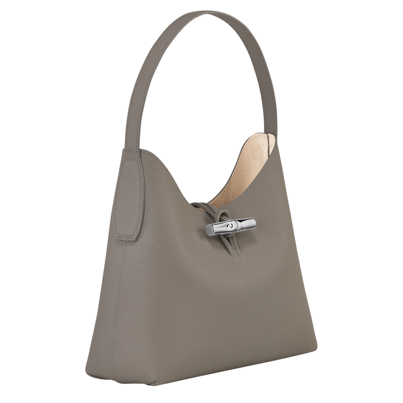 Le Roseau M Hobo bag , Turtledove - Leather  - View 3 of 6