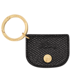 &Eacute;pure Key ring , Black - Leather