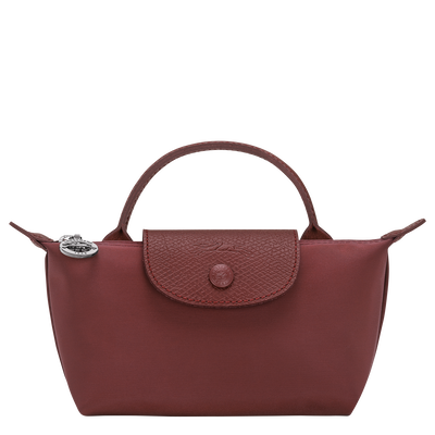 Le Pliage One Pouch , Burgundy - Canvas