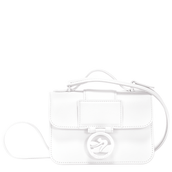 Box-Trot XS Crossbody bag , White - Leather