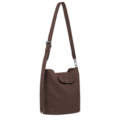 Sac port&eacute; &eacute;paule M Le Pliage Xtra , Cuir - Moka