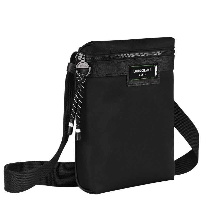 Le Pliage Energy S Crossbody bag , Black - Recycled canvas  - View 3 of  6