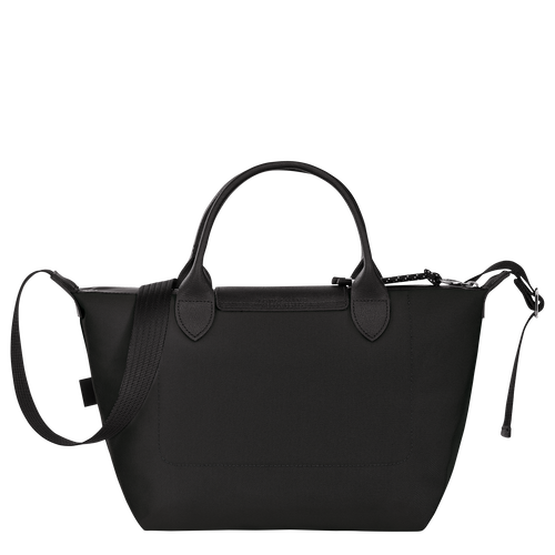 Le Pliage Energy S Handbag , Black - Recycled canvas - View 4 of  4