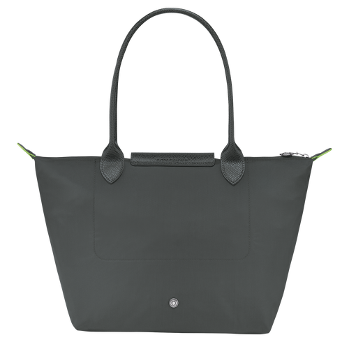 Le Pliage Green M Tote bag , Graphite - Recycled canvas - View 4 of  5