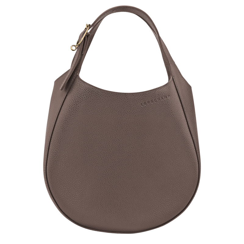 Sac &agrave; main S Le Foulonn&eacute; , Cuir - Taupe  - Vue 1 de 7