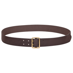 Archive Men's belt , Mocha - Leather