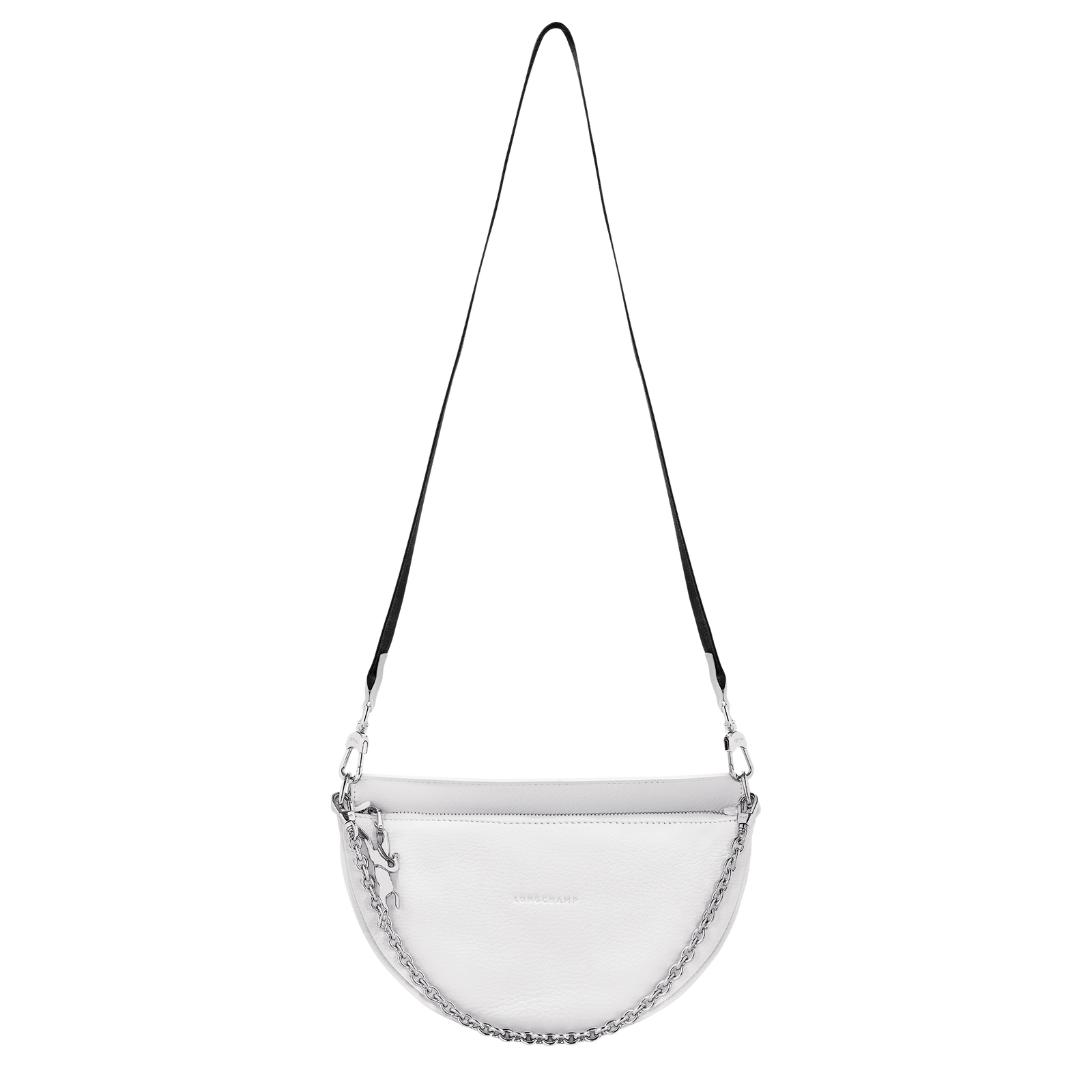 Smile S Crossbody bag White Leather (10224HDS007) Longchamp CA