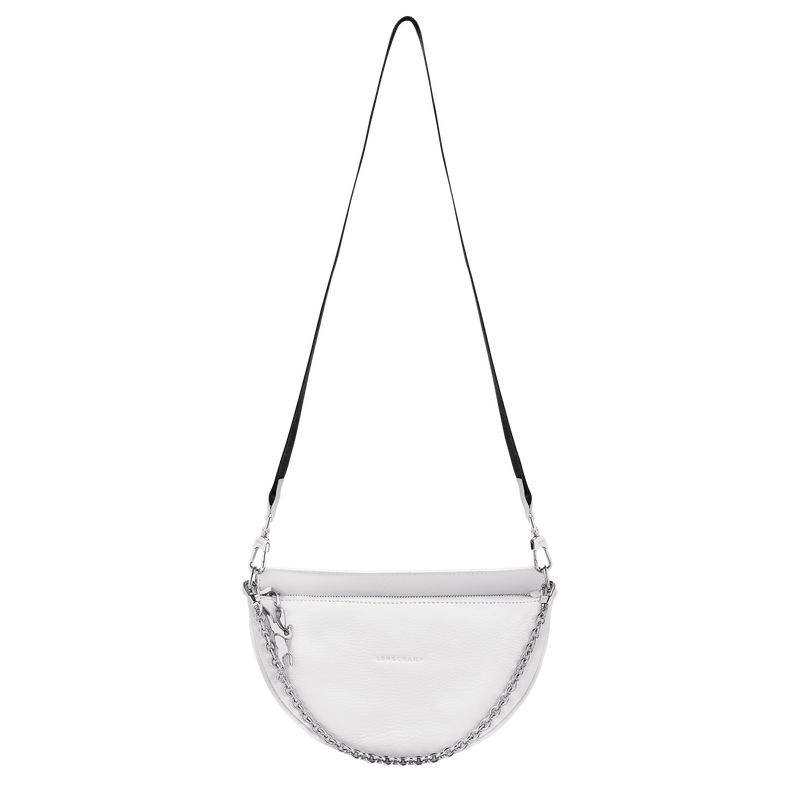 Smile S Crossbody bag , White - Leather  - View 5 of 5