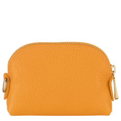 Le Foulonné Coin purse , Apricot - Leather