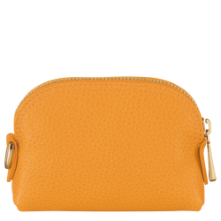 Le Foulonné Coin purse , Apricot - Leather