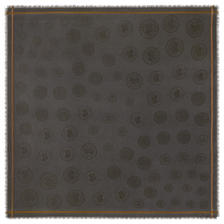 Estola La M&eacute;daille Longchamp , Algod&atilde;o mista - Castanho mocha
