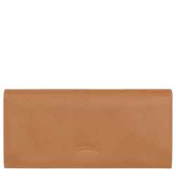 Le Foulonn&eacute; Long continental wallet , Pecan - Leather
