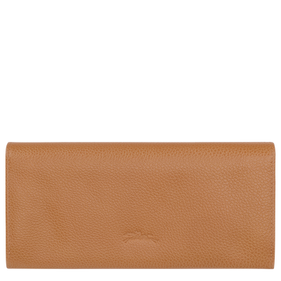 Le Foulonn&eacute; Long continental wallet , Pecan - Leather