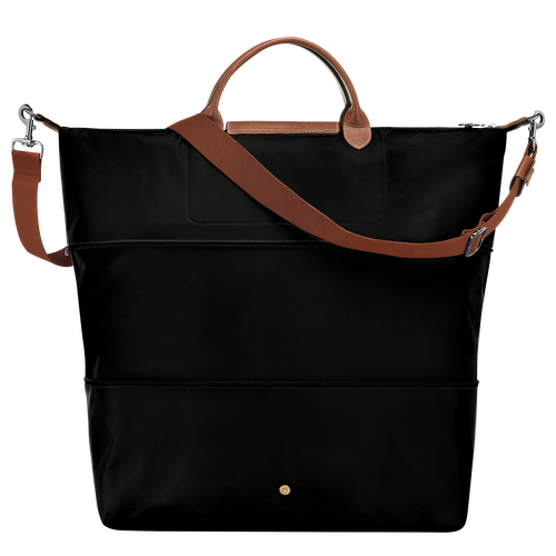 Le Pliage Original Travel bag expandable , Black - Recycled canvas - View 4 of  7