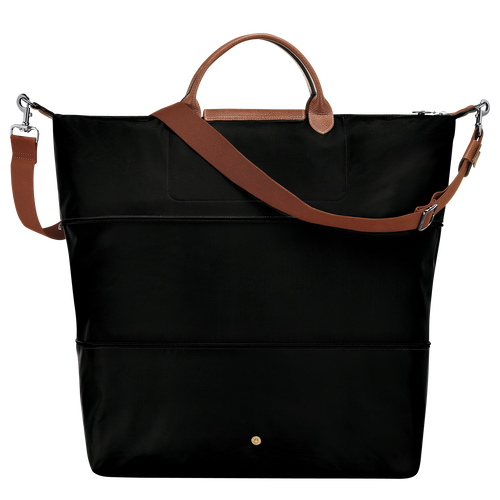 Erweiterbare Reisetasche Le Pliage Original , Recyceltes Canvas - Schwarz - Ansicht 4 von 5
