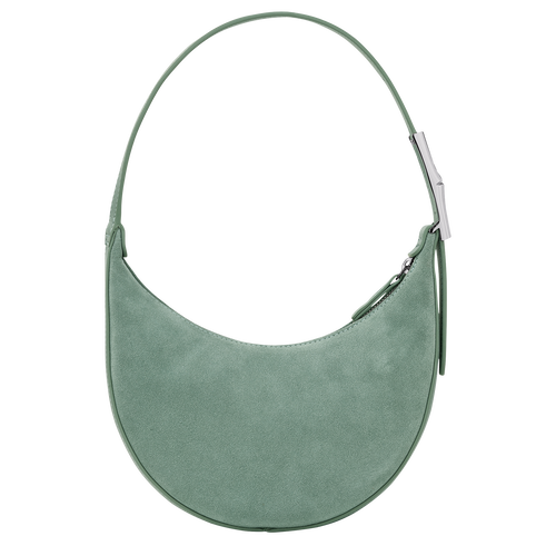 Roseau Essential 半月形單肩包 S , 灰綠色 - 皮革 - 查看 4 4