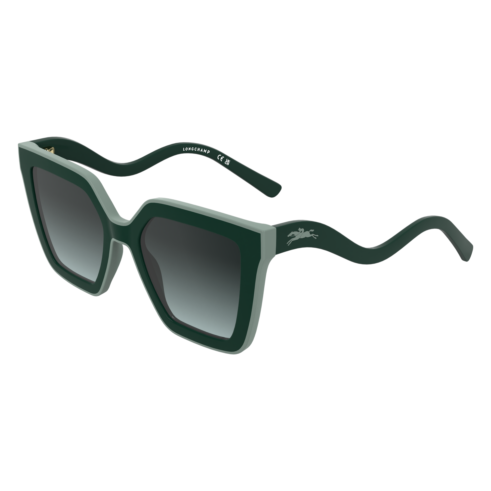 null Lunettes de soleil, Vert