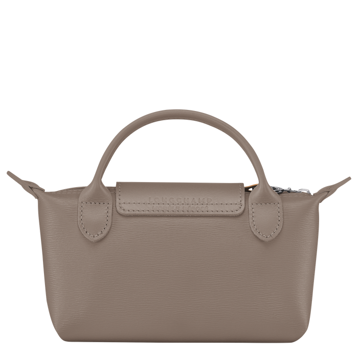 Le Pliage City Pouch with handle, Taupe