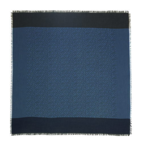 Châle, Bleu Jean Vue 1 de Châle, Bleu Jean, hi-res