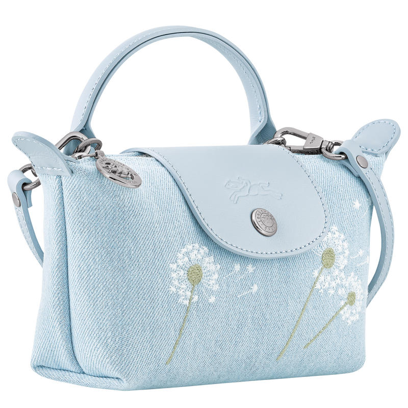 Le Pliage Collection XS Pouch , Sky Blue - Canvas  - View 3 of  7
