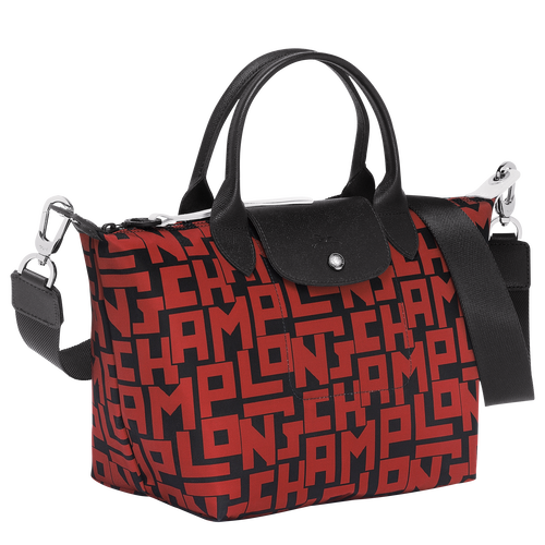 Sac porté main, Noir/Brique Vue 2 de Sac porté main, Noir/Brique, hi-res