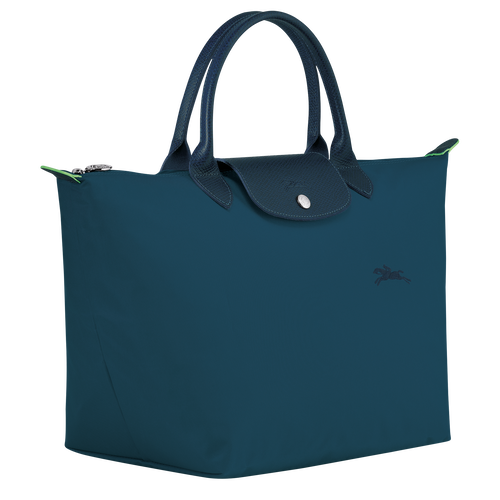Le Pliage Green Top handle bag M, Ocean