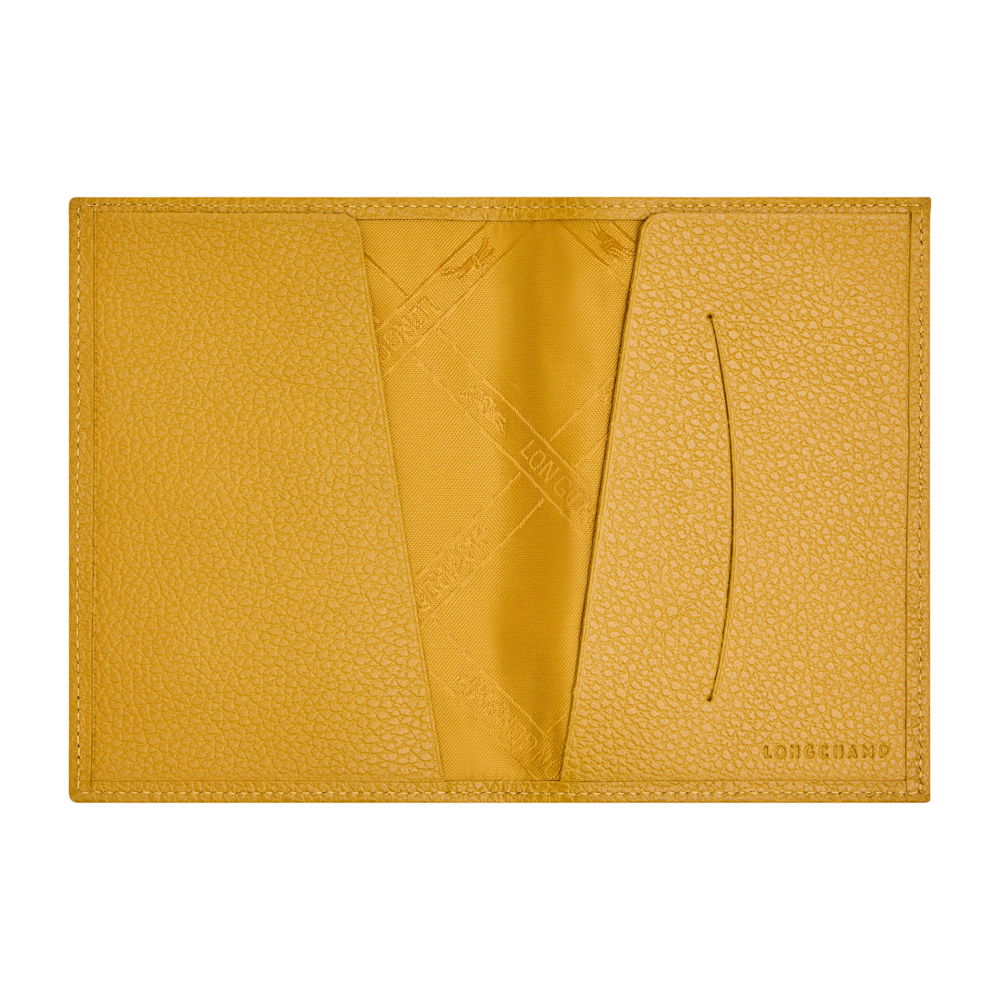 Le Foulonn&eacute; Passport cover, Nutmeg