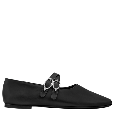 Ballerines Le Foulonné , Cuir - Noir