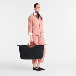 Le Pliage Original XL Travel bag , Black - Recycled canvas