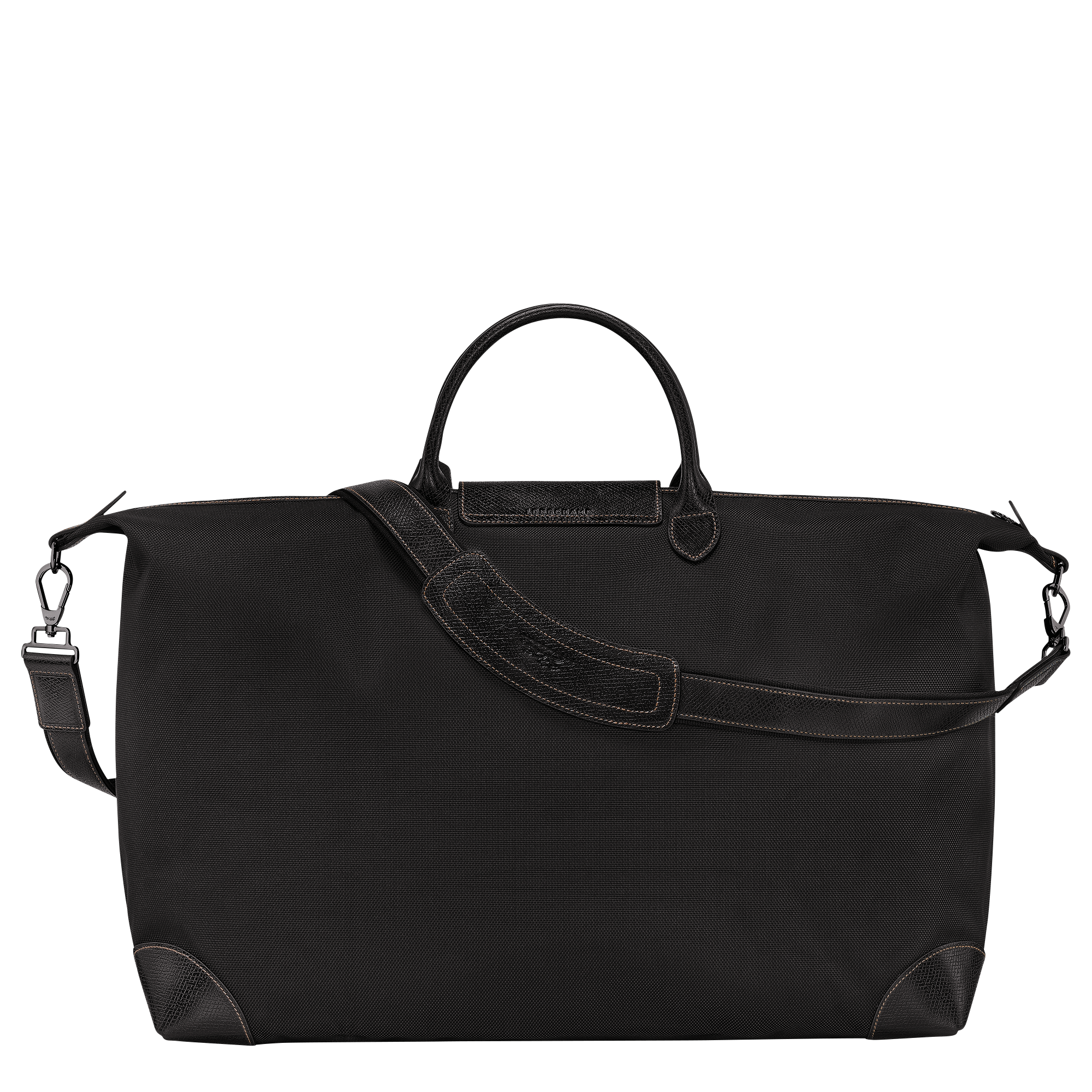 Boxford XL Travel bag Black - Recycled canvas | Longchamp GB Boxford XL Travel bag Black - Recycled canvas | Longchamp GB