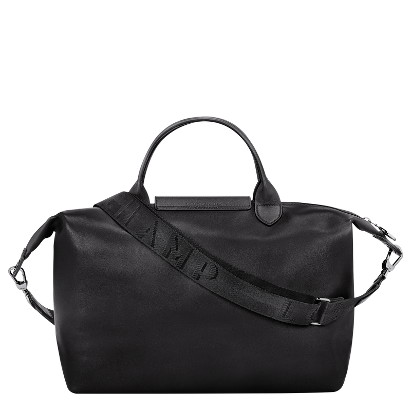 Le Pliage Xtra L Handbag , Black - Leather  - View 4 of  6