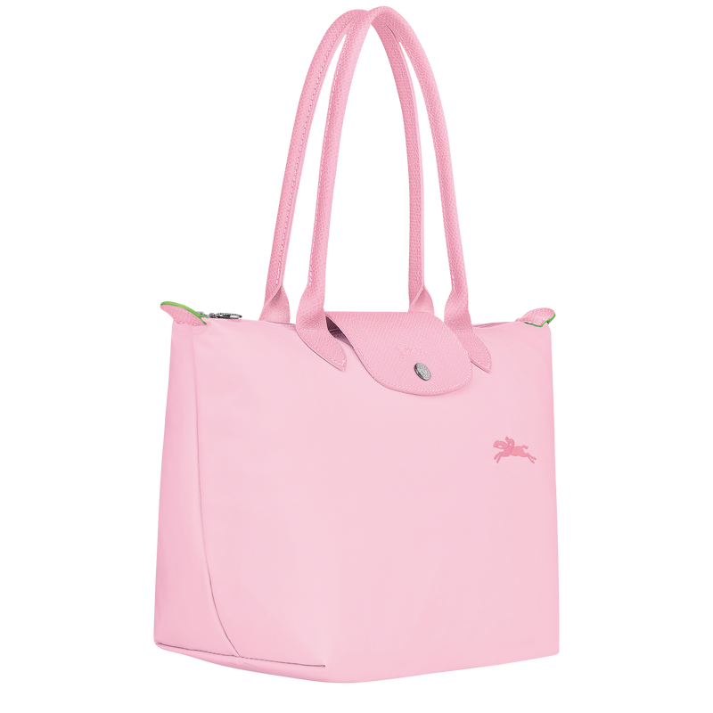 Longchamp pink Small Le Pliage Green Tote Bag