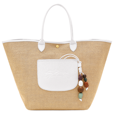 ル プリアージュ® コレクション バスケットバッグ , ブラン - ファブリック